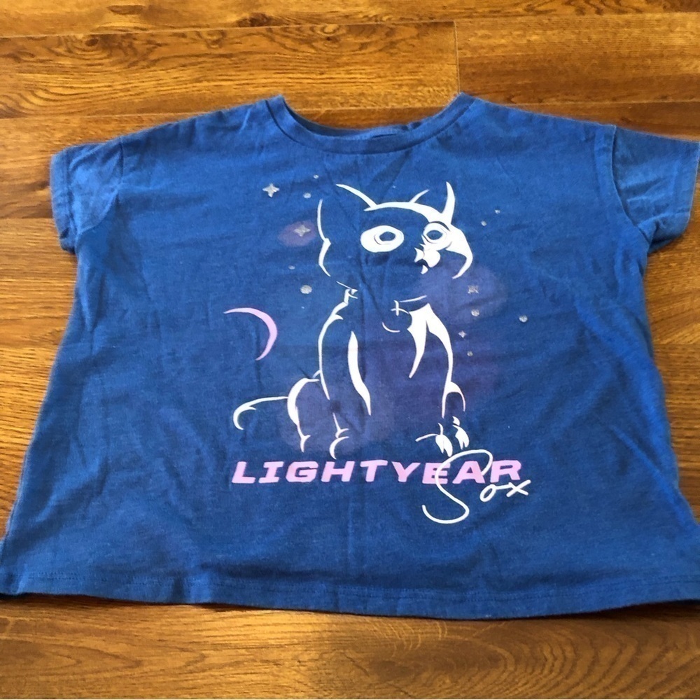 Disney Pixar Lightyear blue short sleeve sox graphic tee in size 6x